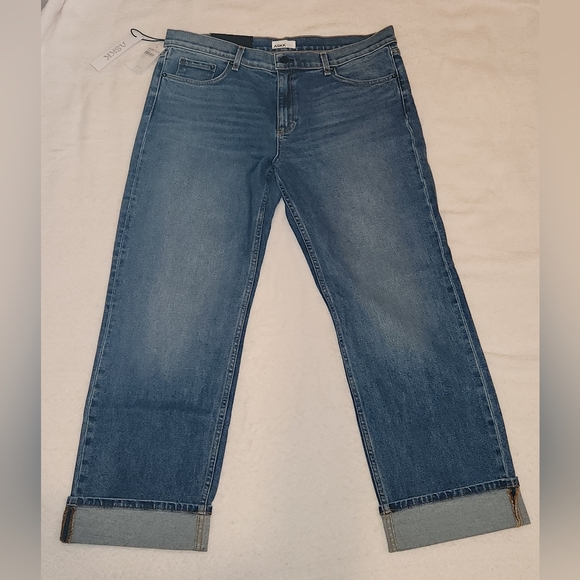 ASKK NY Cool Cat straight leg mid rise jeans NWT size 34 non-stretch Flashback - Picture 6 of 14